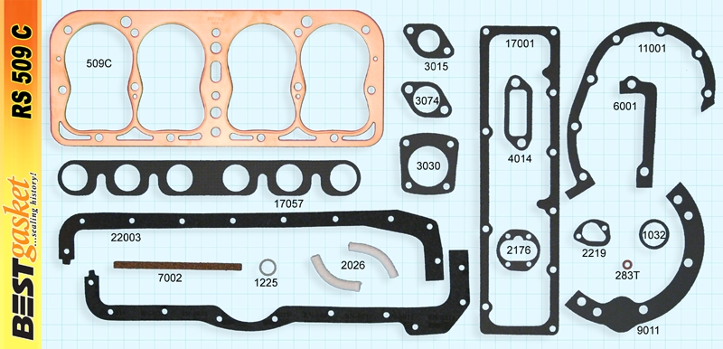 Ford Model A 1928 31 Gasket Set Olson S Gaskets