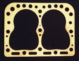 Mack 4, 6 cylinder Model AB, BB, AL, BK, BJ, 15 Stud Copper Head Gasket, Victor V1390, McCord 5574A, Fitz 464, Mack 1AL-385A