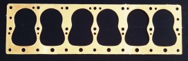 Hupmobile, Hupp 6 1926-31 Copper Head Gasket, Model A1, A2, A3, A4, A5, A6, Century, A, S, Victor V613, V689, McCord 5178A, Fitz 461, 461A