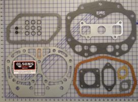 Engine gasket set for John Deere model G to serial number 7099