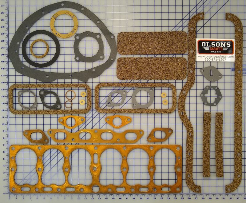 Chrysler 6 Cylinder Model 60 62 65 66 Early 70 Gasket Set Olsons Gaskets