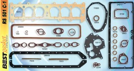 Chevrolet, Chevy 6 Master 1933 Gasket Set, FS760Y, McCord 5644, Fitz 923, 363825