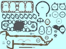 Ford V8 24 Stud Gasket Set, V1004, Felpro 7548B, 91A-6051A, McCord 6082, Fitz 0325