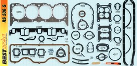 Chevrolet 348 cubic inch Gasket Set