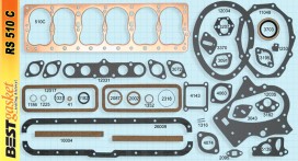 Chrysler DeSoto 6 cylinder 1937-54 V970, V1029, V1061, Felpro 7256, McCord 6210, Fitz 0422