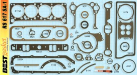 Victor FS1165/1181, Best RS617SA1, FelPro FS8518PT4