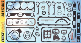 Victor FS1165/1181/3493/3375, Best RS617SA2, FelPro FS8518PT3