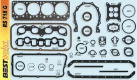 Best RS718G, Victor 1102, Mopar 1637372, Felpro 7746