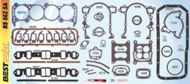 Victor FS3364, Best RS662, Felpro FS8172PT2