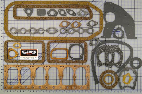 1926-31 Hupmobile 6 cylinder engine gasket set