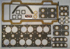 Engine gasket set for the American LaFrance V12 model E fire engine.