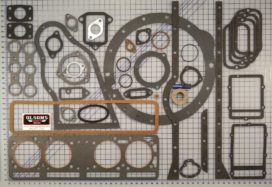 1929-54 Case L, LA engine gasket set