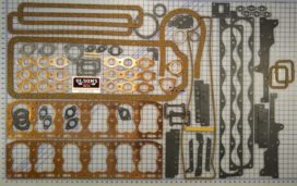 engine gasket set for Pierce Arrow V12 passenger cars. Also fits Seagrave 400 series fire engine