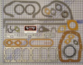 Engine gasket set for the the Hercules QXA, QXB, QXC, and QXD engines.