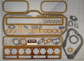 Engine gasket set for 1931-35 Buick 80 and 90 series 8 cylinder