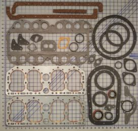 1936-37 Cord V8 nonsupercharged engine gasket set