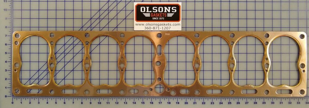 Copper head gasket for 1930-35 Chrysler Imperial 8