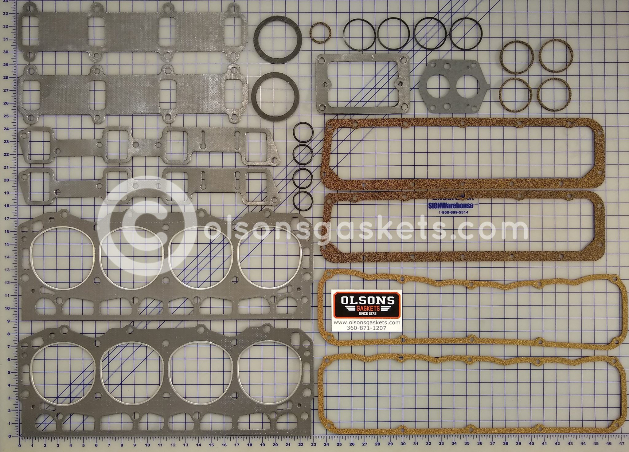 Ihc V537 And V605 Head Gasket Set Olsons Gaskets